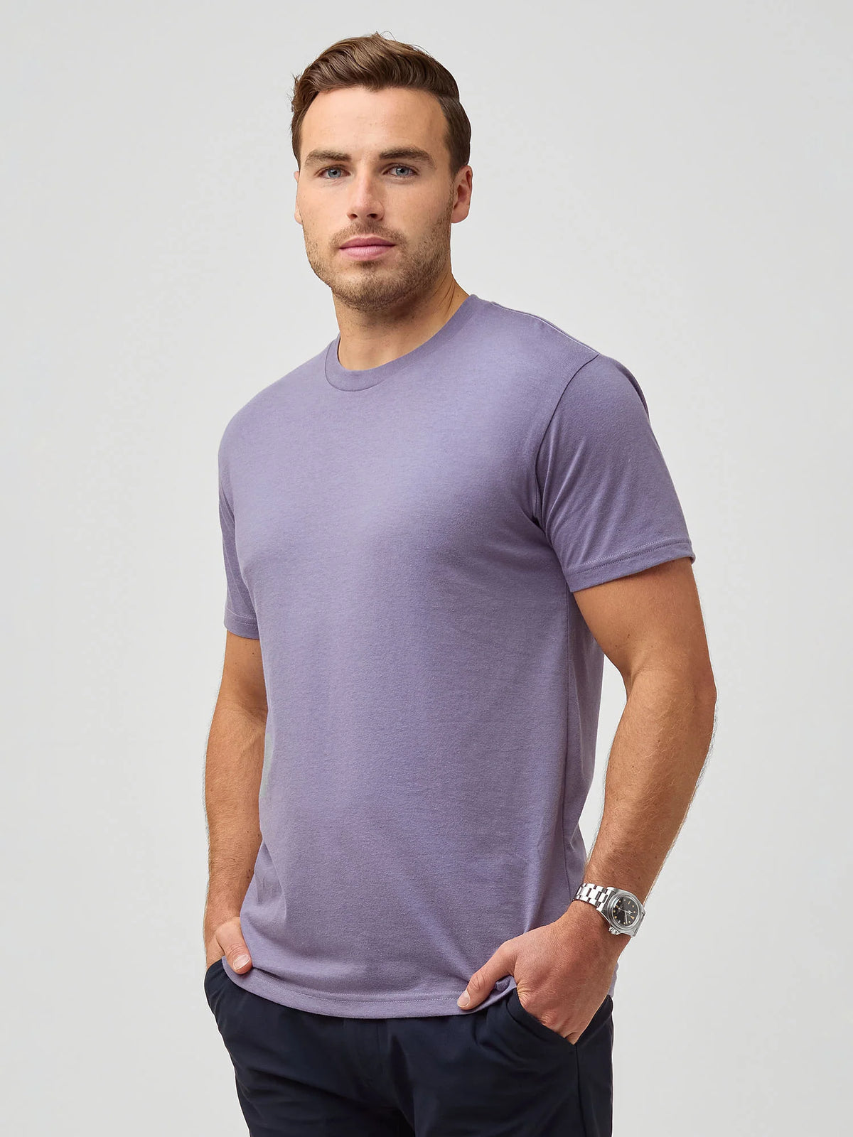 Flint Purple Crew Neck