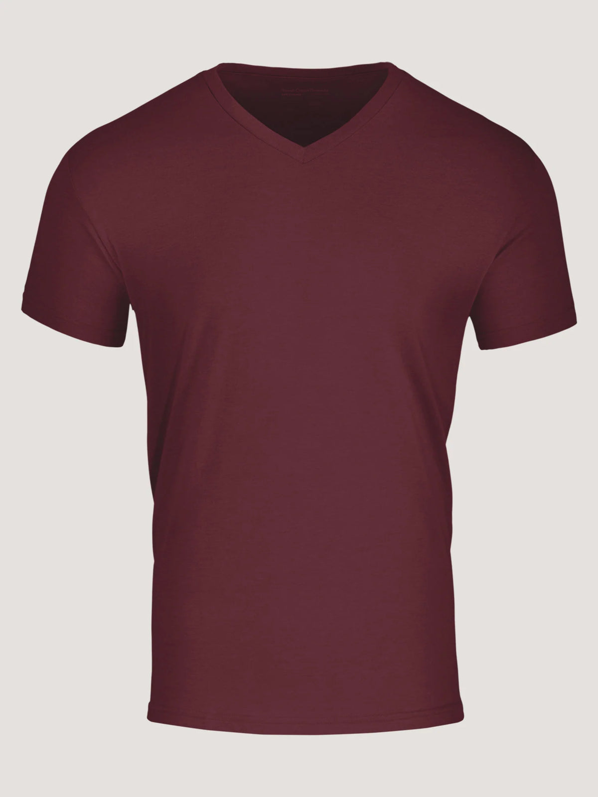 Burgundy V-Neck