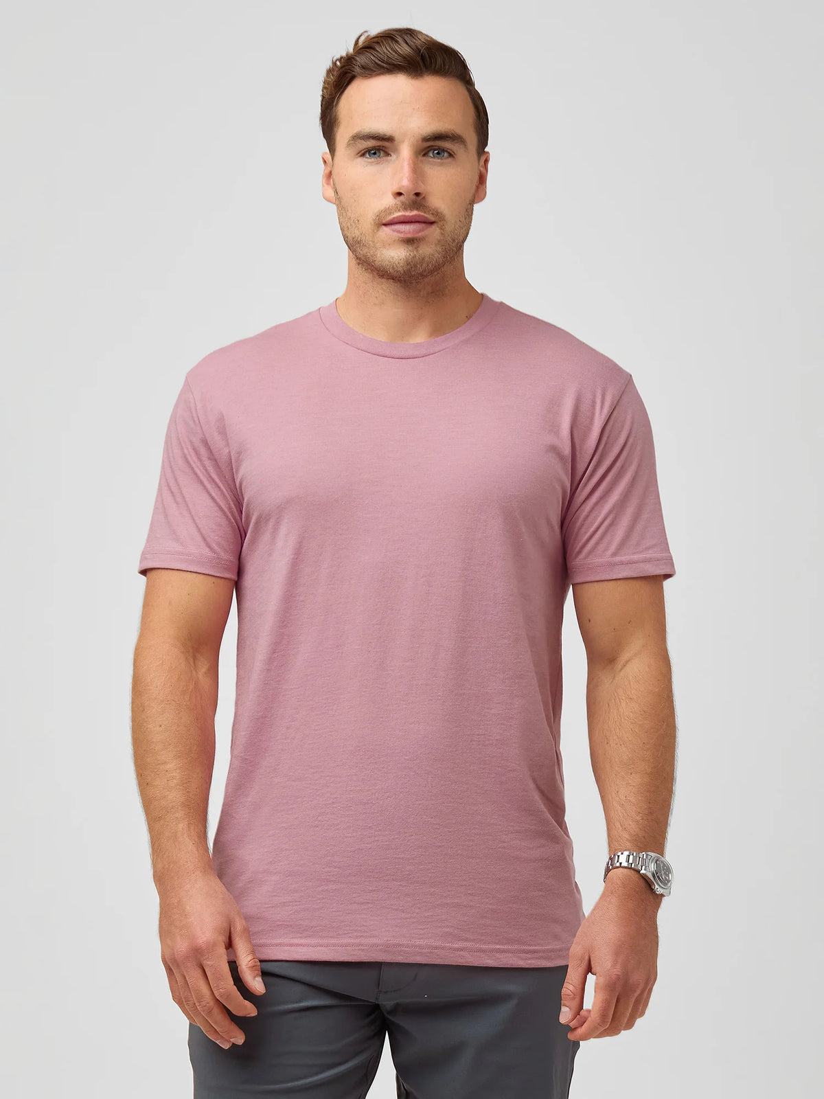 Chalk Pink Crew Neck